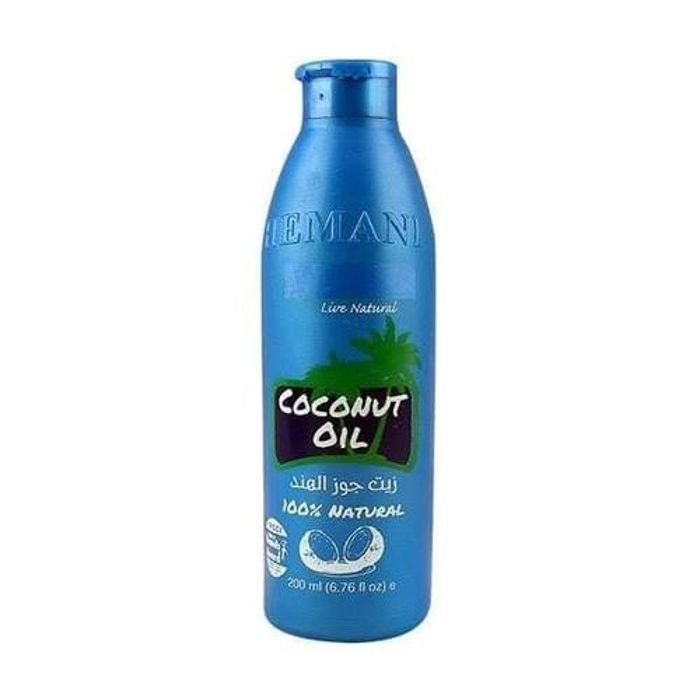 Huile capillaire à la noix de coco bleue hydrate et renforce les cheveux 200ml