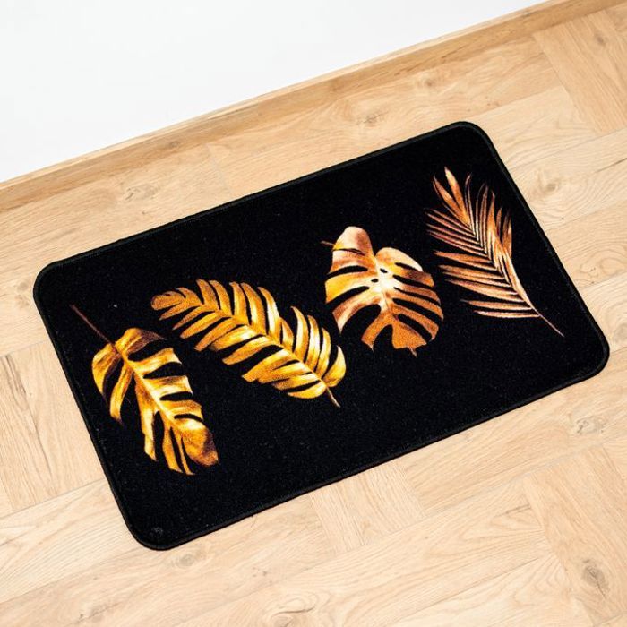 Tapis cuisine digital haute qualité 50x80 - noir
