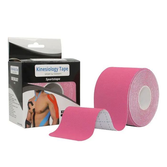 Bande kinésio de soutien sportif Kinesiology Tape 5m x 5cm 95% Coton