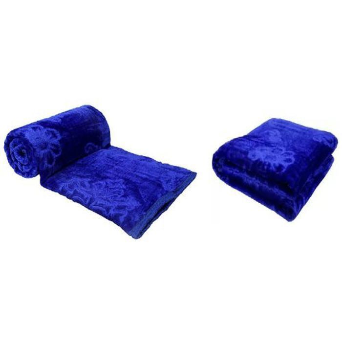 Couverture manta  uni -couleur 200*220