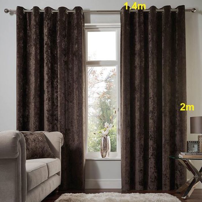 Rideau velours occulant 1.40x2m -1Piece