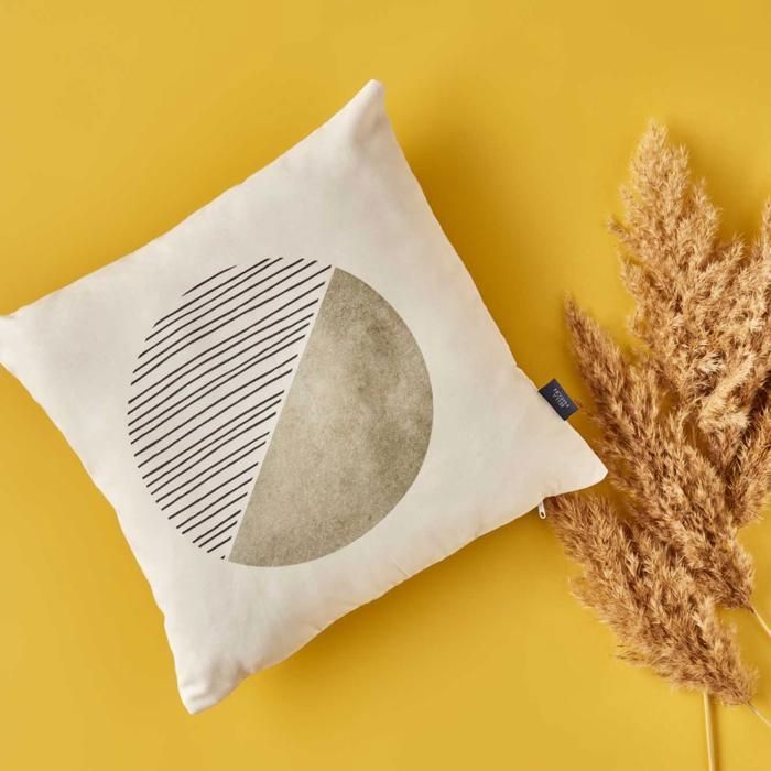 Coussin Monde Graphique (43x43 cm)