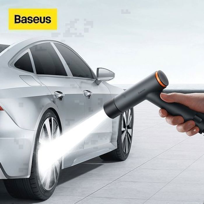 Baseus Pistolet à eau à haute pression Pulvérisateur d'entretien automobile et Jardin, Nettoyeur Auto
