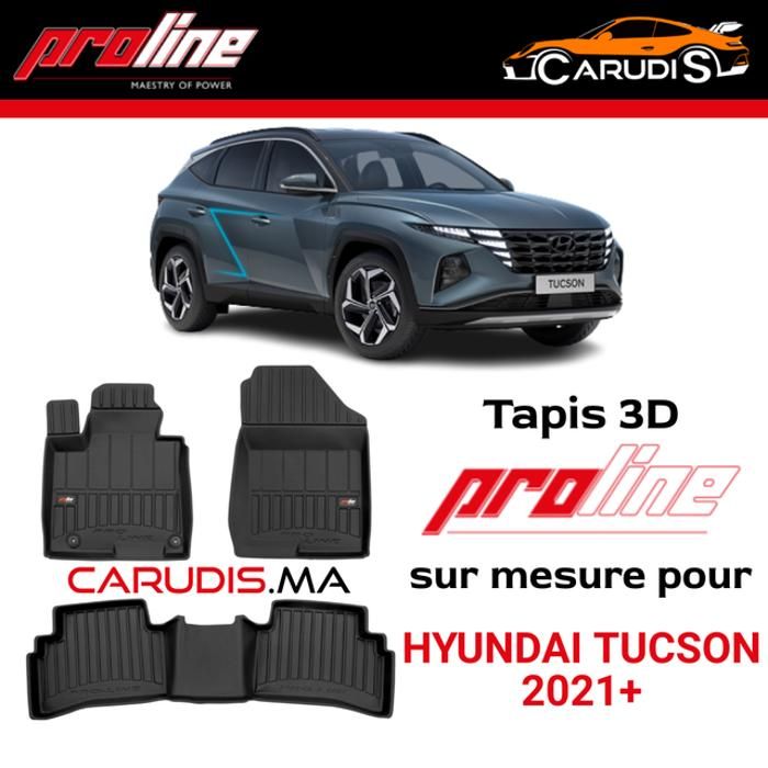 ProLine Tapis 3D de luxe Hyundai Tucson sur mesure exacte sans odeur imperméable antidérapant