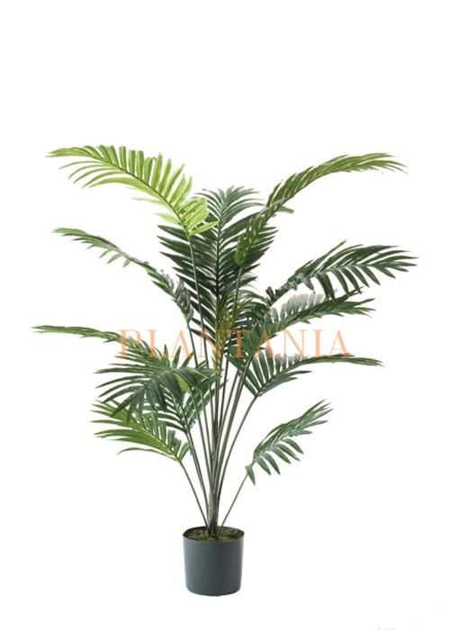 Plante Artificielle - PLANTANIA - Palmier 100 cm - Vert - Sans pot - Entretien facile