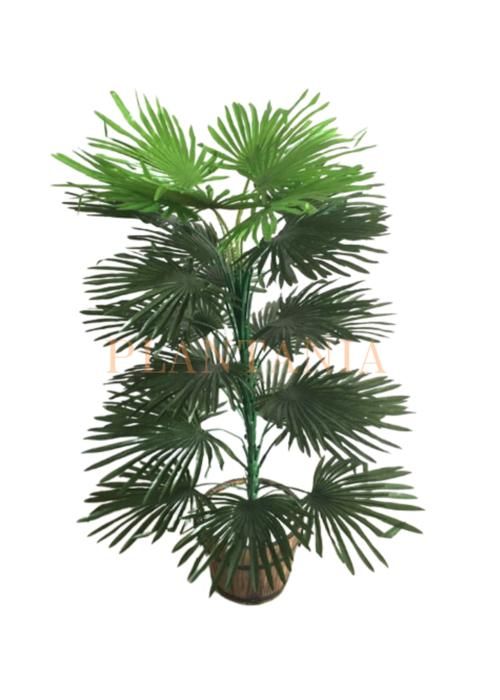 Plante Artificielle - PLANTANIA - 75 cm - 18 Feuilles - Sans Pot - Décoration Intérieure