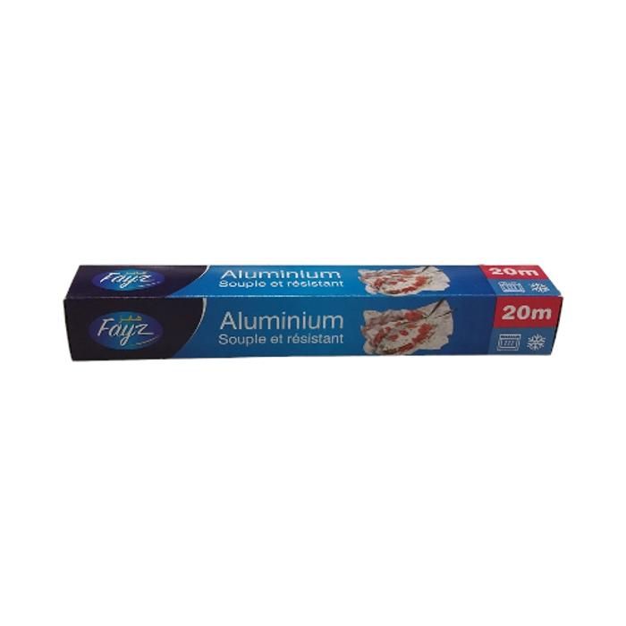 ROULEAU PAPIER ALUMINIUM 20M FAYZ