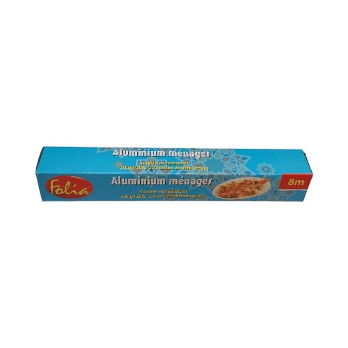 ROULEAU PAPIER ALUMINIUM8 M FOLIA