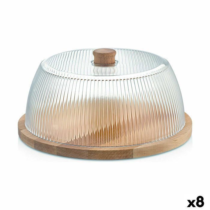 PLAT PRÉSENTATION CAKE  29 CM STRIPED
