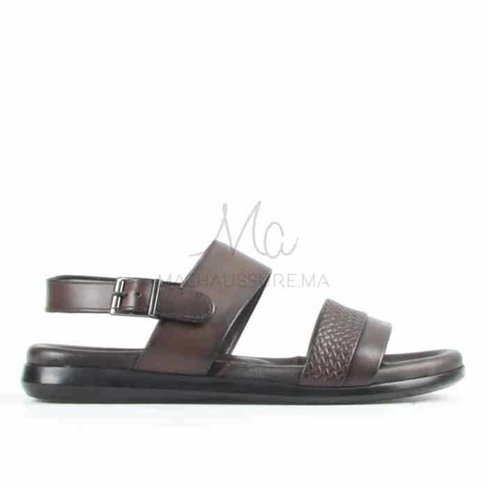 Sandales - MACHAUSSURE - Marron - Cuir 100% - Semelle Polyuréthane - Confort Optimal
