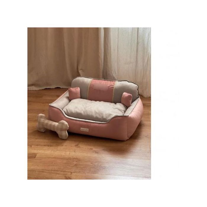 Coussin chien et chat raffiné au confort moelleux - Marquis princesse COCO lit chats et chiens - 53cmx40cmx18cm