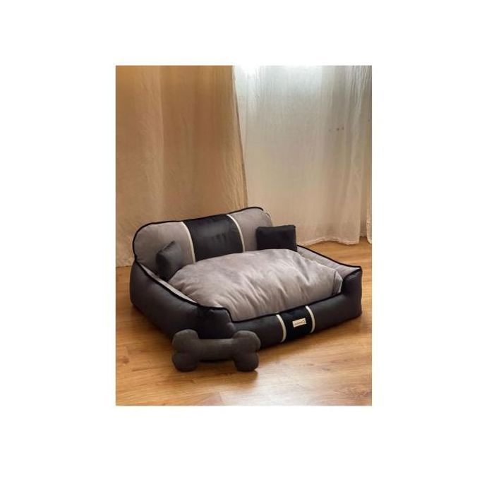 Canapé chien et chat - meilleur confort, le Marquis Shadow au moelleux suave - 90cmx65cmx25cm