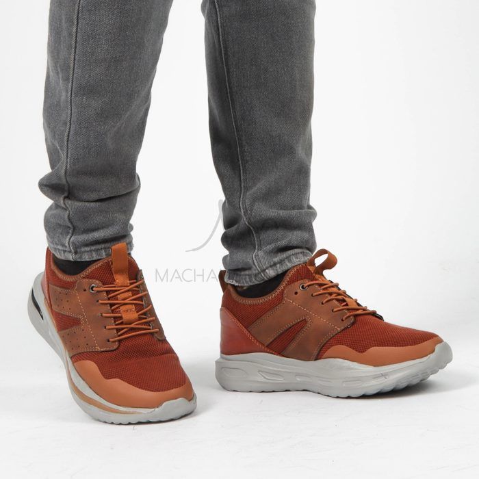 Apex - Baskets Hommes confortables en Marron