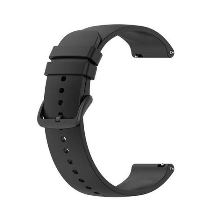 Bracelet de rechange en silicone 20mm Stap - Noir