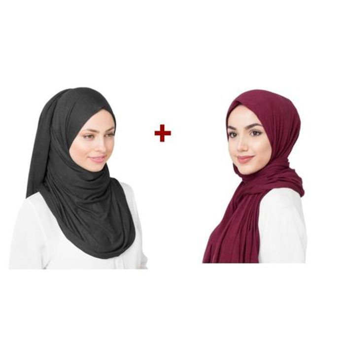 Pack de 2 Châle Lycra Hijab