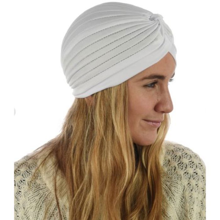 Turban elastique plisse fashion