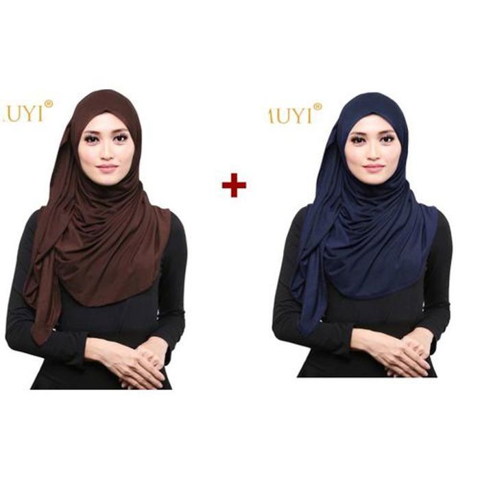 Pack de 2 Châle Lycra Hijab
