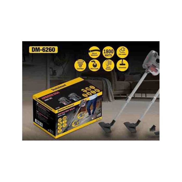 Deutschmann aspirateur 3 en 1 avec câble 1800W , très pratique et robuste sans sac