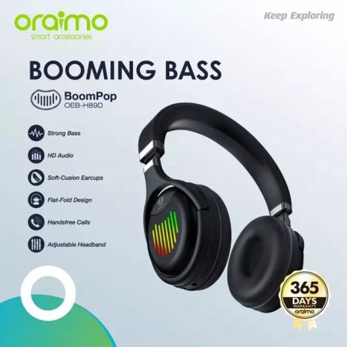 Oraimo Casque Bluetooth Booming Bass EGP038
