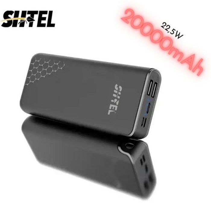 SH Power Bank 20000mAh Charge Rapide PD 22.5W Type-C