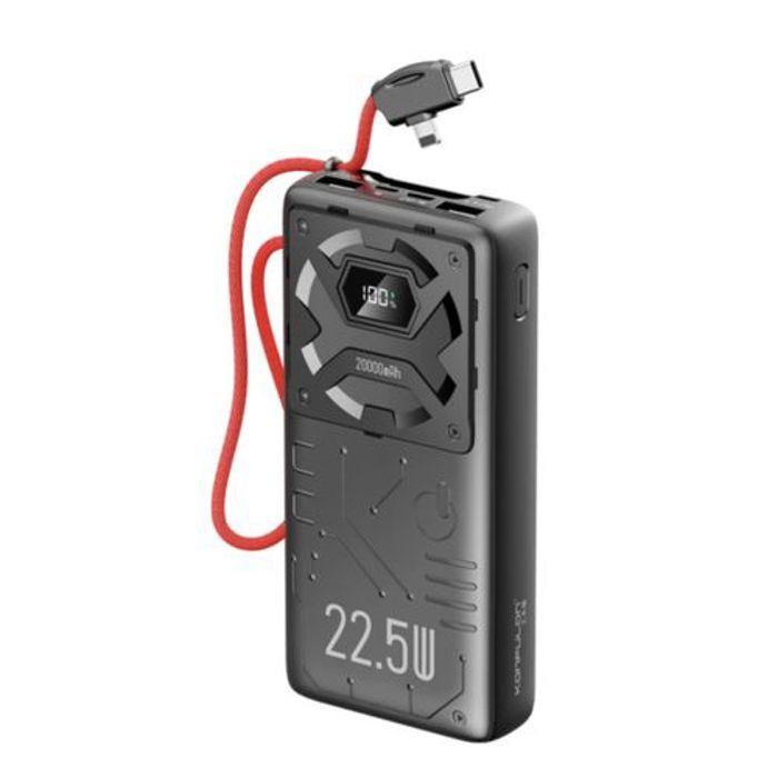 Konfulon Power Bank 20000mAh Charge Rapide PD 22.5W Type-C