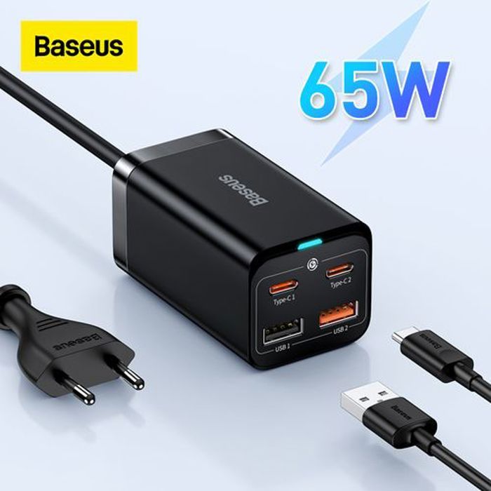 Baseus Chargeur 65W Gan3 Pro Desktop Fast Charger