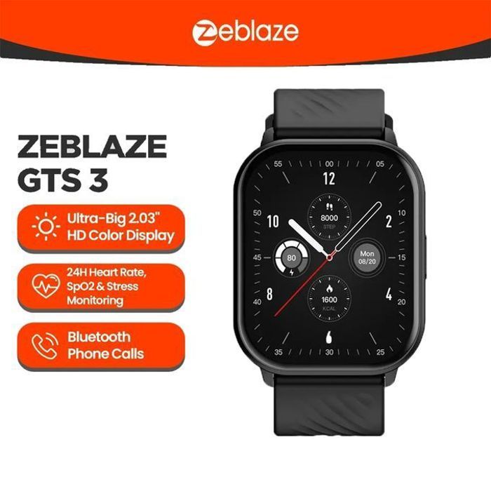 GTS 3 Montre Intelligente Smartwatch Bluetooth Écran HD Suivi Complet l'Activité Physique