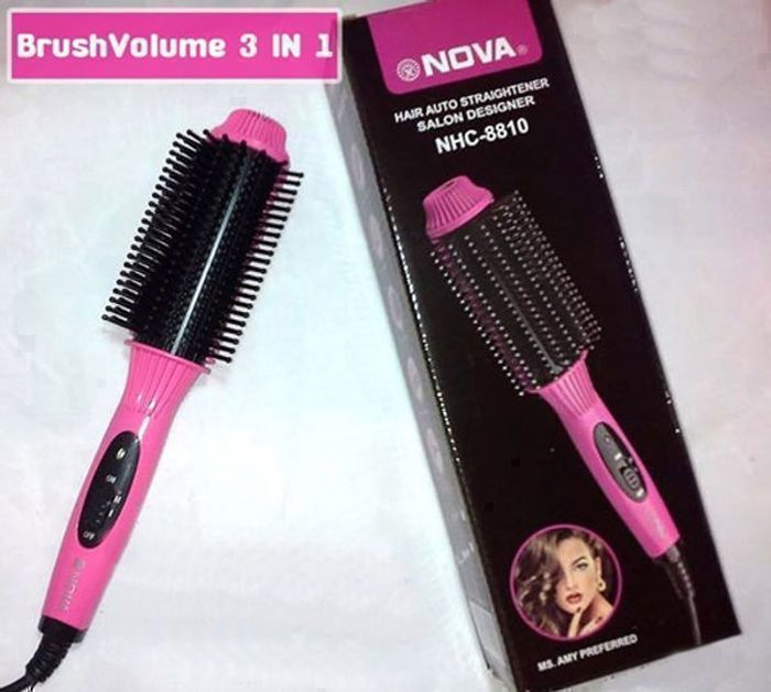 Nova - Brosse Lissante pour cheveux - NHC-8810 - Rose