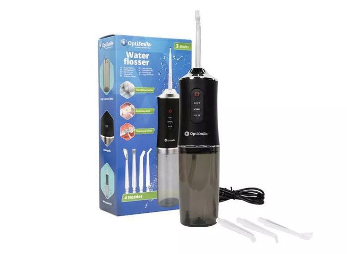 Optismile Water Flosser - Irrigateur oral électrique - Sans fil et rechargeable