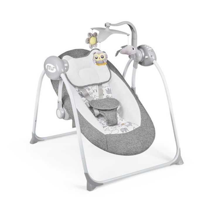 Balançoire Columpio musical pliable Gris