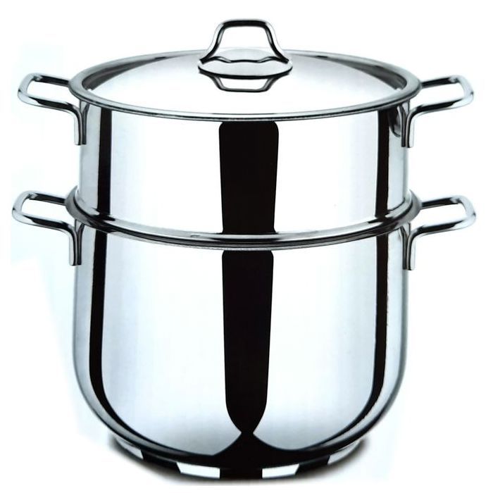 KOLN - Couscoussier POT 8 L - 24 cm/STEEL HANDLE