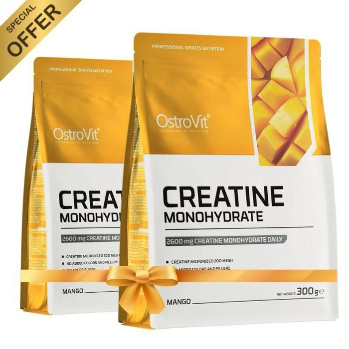 2 X Creatine Monohydrate 100 Servings Micronized 300 g Mangue