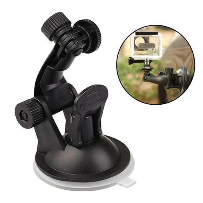 Support de fixation pour GoPro Sur Voiture pare-brise plus Adaptateur