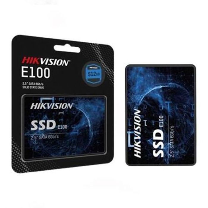Hikvision E100 Disque Dur Interne SSD SATA 2.5Ps 512Go