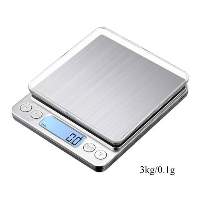Balance électronique 3000g 0,1g, écran LCD, pour bijoux, Cuisine