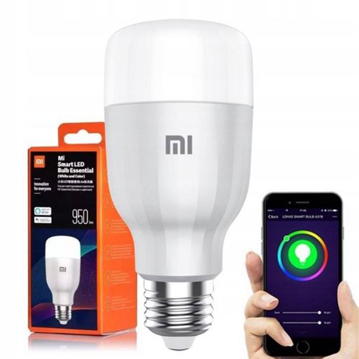 XIAOMI Ampoule connectée Mi Smart LED Bulb Essential  Blanc et Couleur