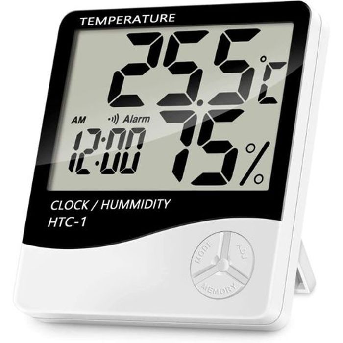 Moniteur de température et d'humidité, Thermomètre Hygromètre Numérique