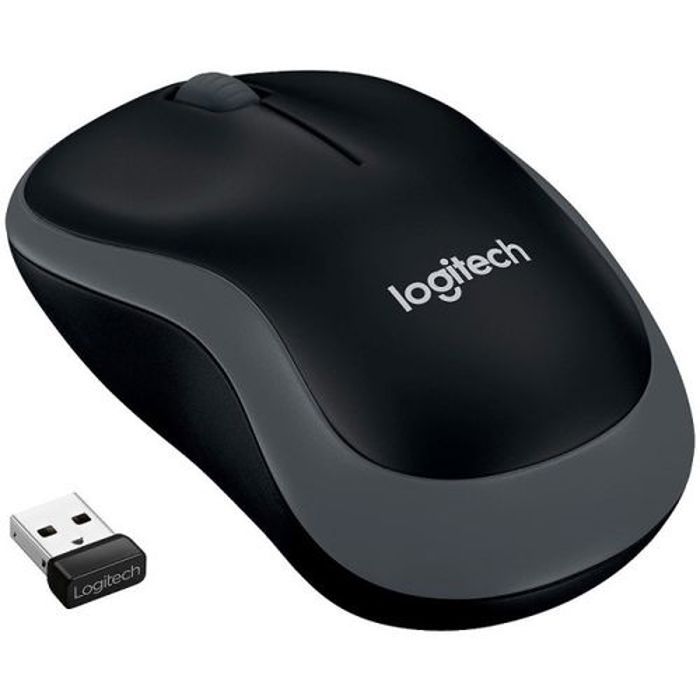 Logitech Souris Sans Fil Wireless Mouse M185, ergonomique, optique, portable,A