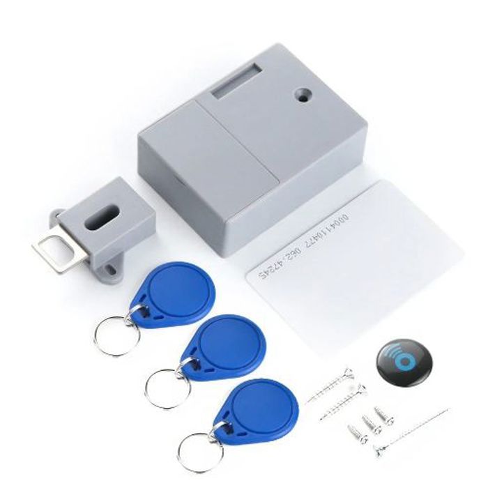 Serrure d'armoire - GENERIC - Invisible numérique RFID - Sécurité enfants - Installation facile - Acier durable
