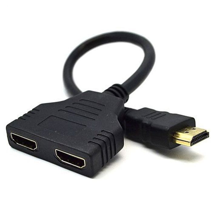 General HDMI HDMI 1 Male à Double HDMI 2 Femelle Y cable adaptateur HD LED LCD Plasma TV