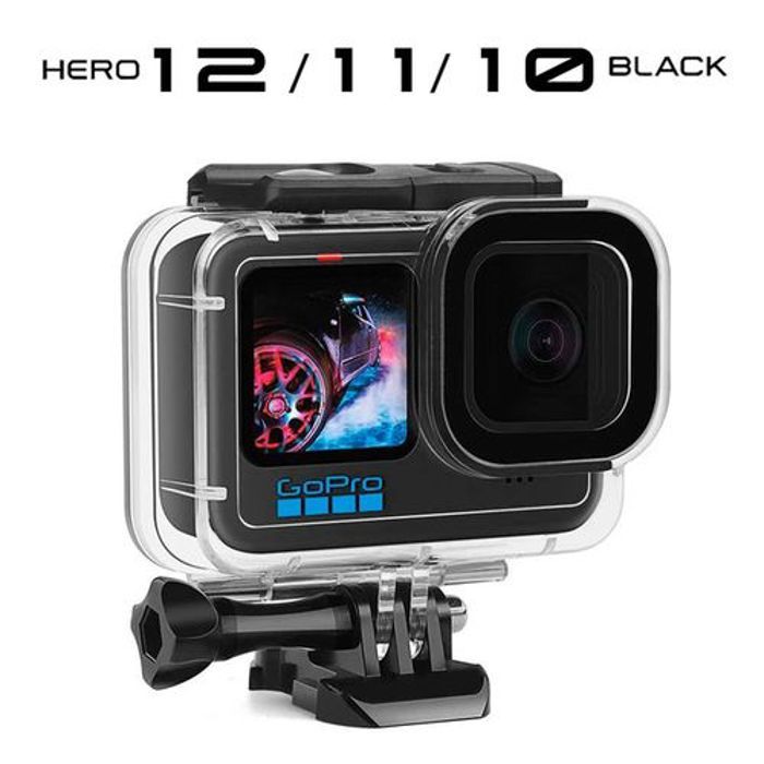 Coque étanche pour Gopro Hero 10 11 12, Support de 50m de profondeur de plongée