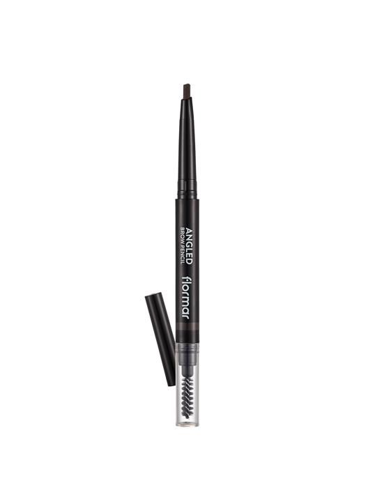 Crayon à sourcils - Flormar - Dark Brown 04 - Texture douce - Pinceau intégré - Pointe inclinée