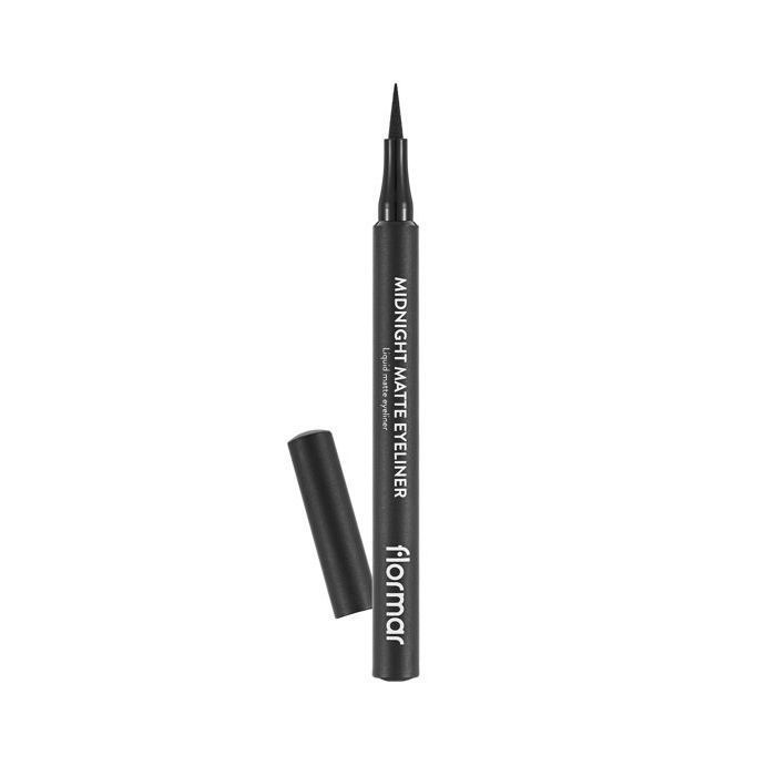 Eye liner - MIDNIGHT MATTE - 01-BLACK - Pointe fine - Fini mat - Séchage rapide