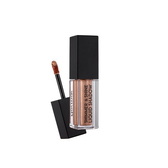Fard à paupières liquide - Shimmer & Shine - 04 SUNSET LOOK - Longue tenue - Couleur bronze - Facile à appliquer