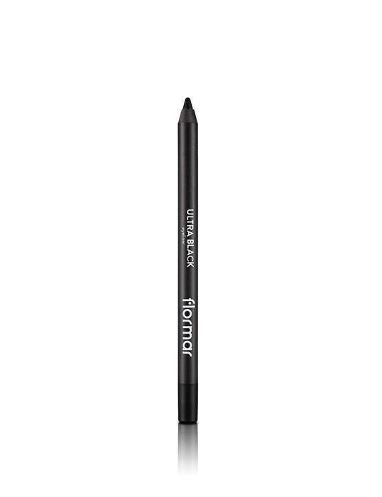 Crayon yeux - Flormar - ULTRA EYELINER - Jet Black - Longue tenue - Waterproof - Hydratant