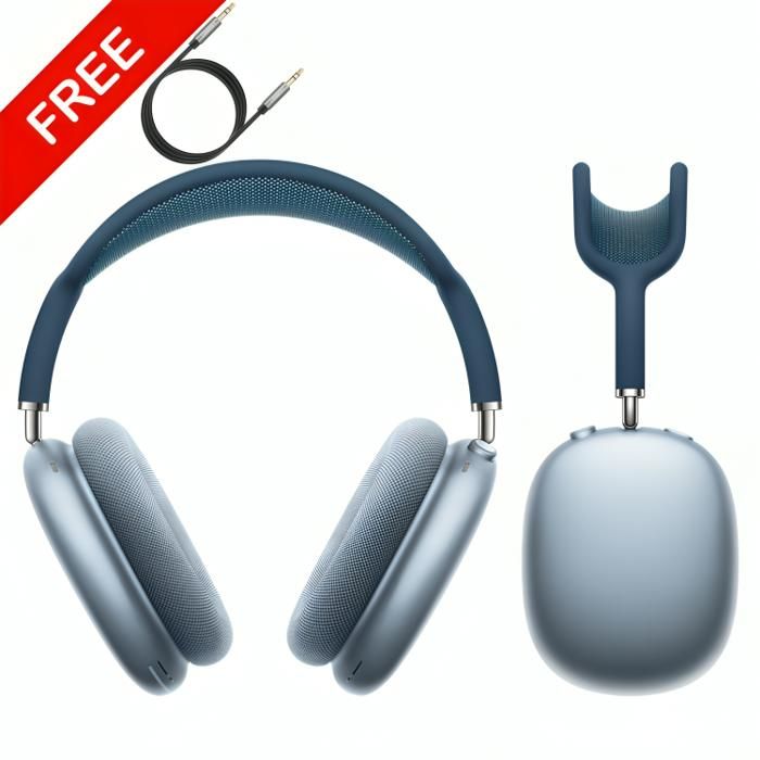 Casque P9 PLUS bluetooth BLEU + Cable auxiliar Gratuit