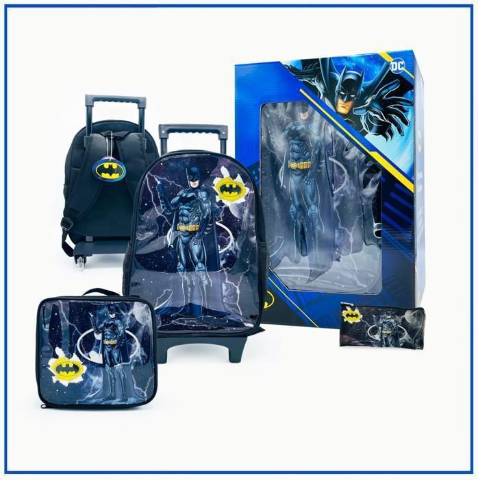 Set De 3: Trolley 16 + Sac à Gouter + Trousse Plate