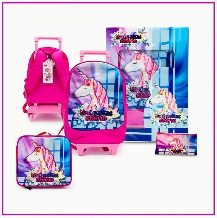 Set De 3: Trolley 16 + Sac à Gouter + Trousse Plate