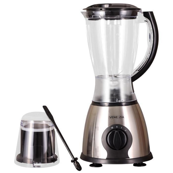 Blender Mixeur Venezia 1,5L 400W + Moulin à épices