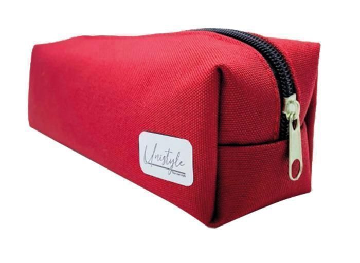 Trousse Cubique 1 zip - Rouge